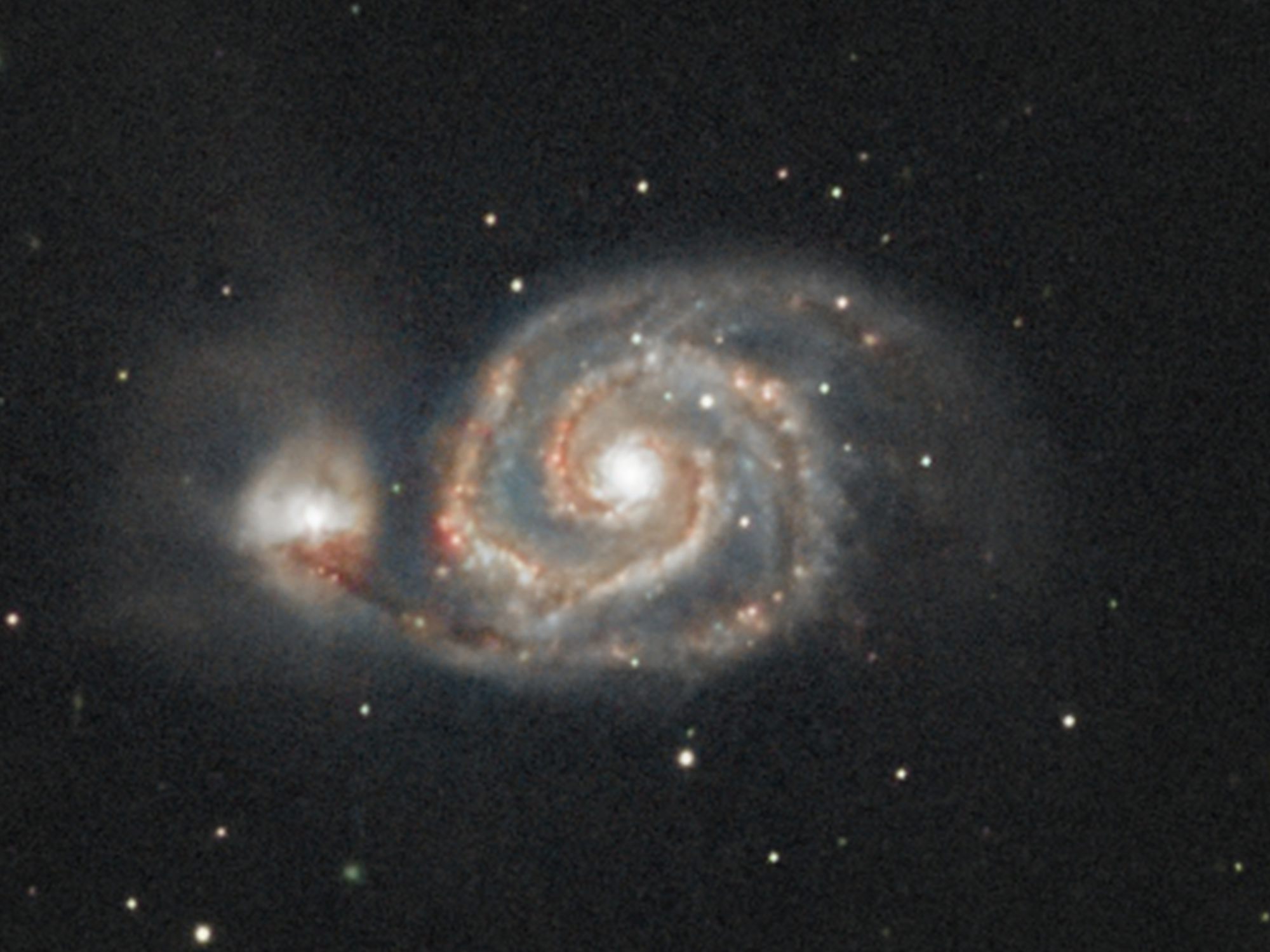 Whirlpool Galaxy captured with the William Optics RedCat 61