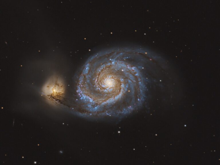 New Telescope First Light: Seeing M51 in a New Way